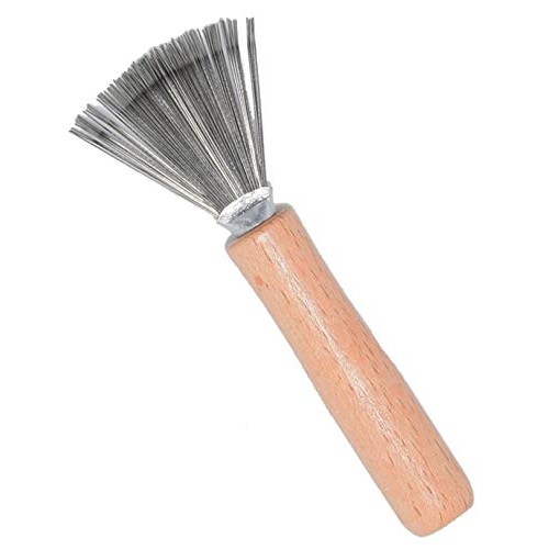 Hair Brush and Comb Cleaner with Metal Wire Rake for Hair Dust Lint Removal