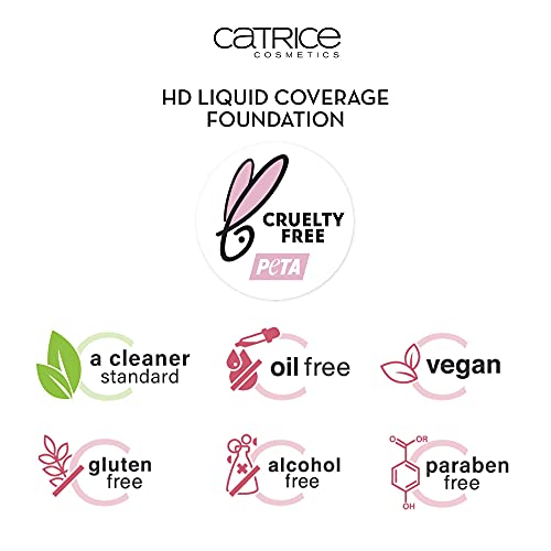 Catrice | HD Liquid Coverage Foundation | High & Natural Coverage | Vegan & C...