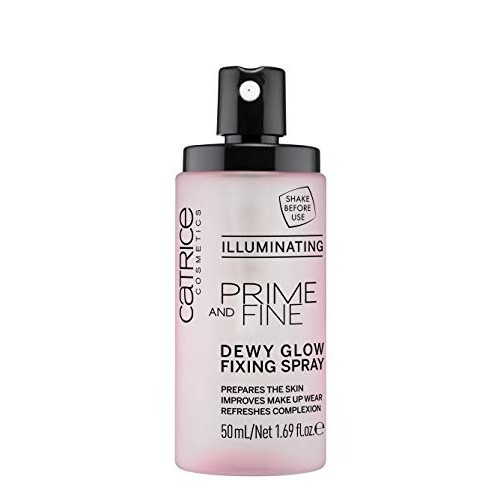 Catrice | Prime & Fine Illuminating Dewy Glow Spray | Transparent and Fast Dr...