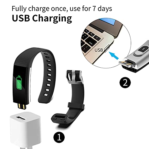 Fitness Tracker with Heart Rate Monitor, Cattle Herder Activity Tracker Watch...