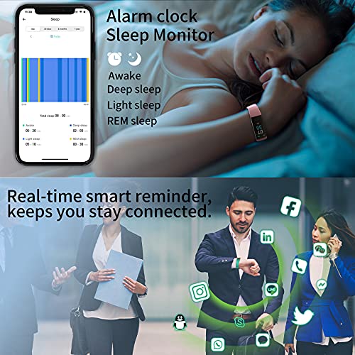 Fitness Tracker with Heart Rate Monitor, Cattle Herder Activity Tracker Watch...