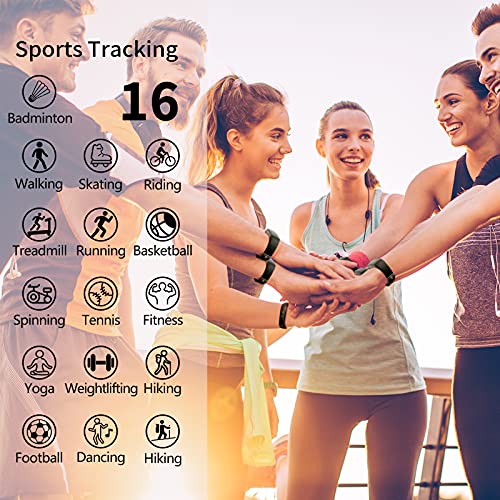 Fitness Tracker with Heart Rate Monitor, Cattle Herder Activity Tracker Watch...