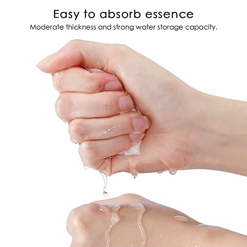 Pure cotton Facial Mask Paper, Natural Spa Skin Care Skin Face Mask Paper Pre...