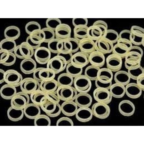 Cayenas Orthodontic Gap Teeth Bands 3/16 Heavy - 100 Bands Per Pack