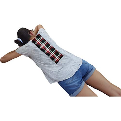 Microwavable Corn Filled Heating Pad and Cold Pack/Washable 100% Cotton Cover...