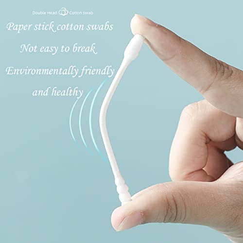 Pointed Cotton Swabs, 800 Pieces Precision Tips Cotton Swabs Spiral Head Cott...