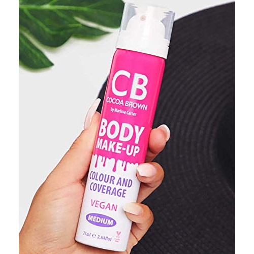 Cocoa Brown Body Makeup Color & Coverage - Instant Bronzer for Face & Body (2...