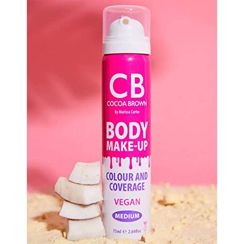 Cocoa Brown Body Makeup Color & Coverage - Instant Bronzer for Face & Body (2...