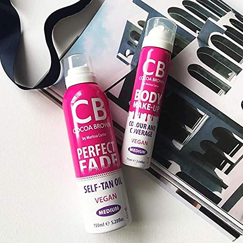 Cocoa Brown Body Makeup Color & Coverage - Instant Bronzer for Face & Body (2...