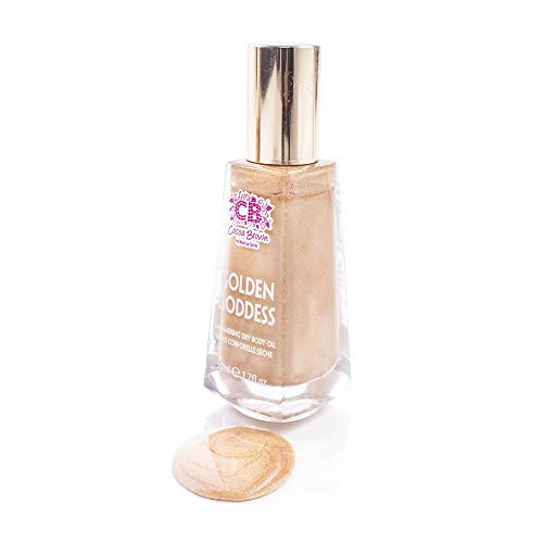 Cocoa Brown Goddess Highlighter - Bronzing Shimmer Oil - Shimmer Tanning Oil ...