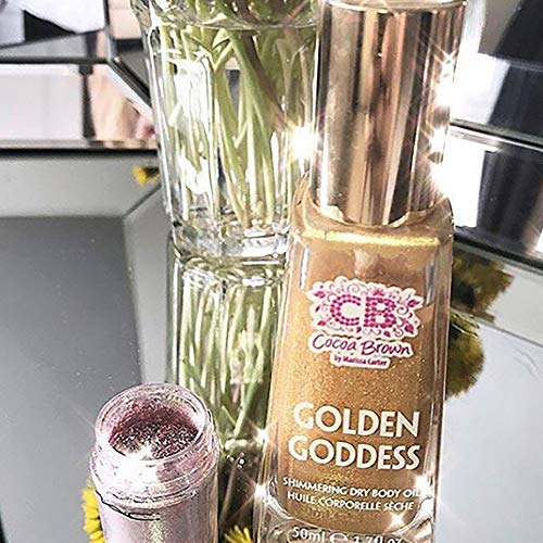 Cocoa Brown Goddess Highlighter - Bronzing Shimmer Oil - Shimmer Tanning Oil ...