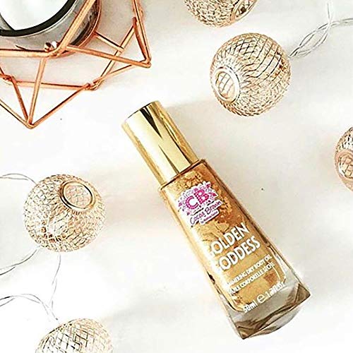 Cocoa Brown Goddess Highlighter - Bronzing Shimmer Oil - Shimmer Tanning Oil ...