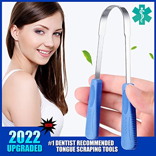 [Upgraded Version] Flexible Tongue Scraper with Individual Travel Case, 100% ...