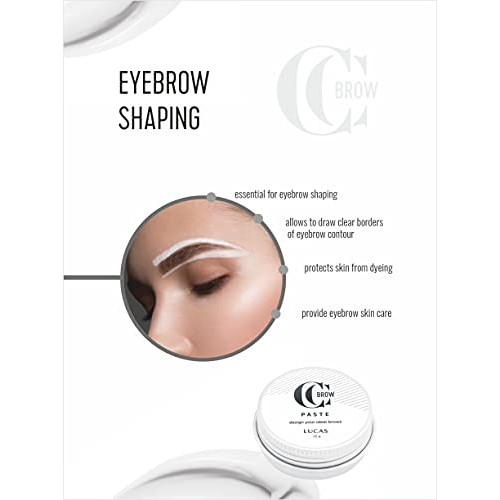 Brow Paste by CC Brow - White Eyebrow Mapping Paste, Brow Shape and Define 15...