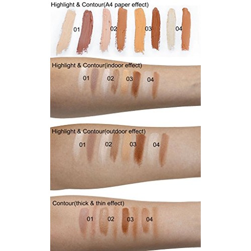 CCbeauty Face Highlighter Sticks Makeup Contour Cosmetics Cream Concealer 3D ...