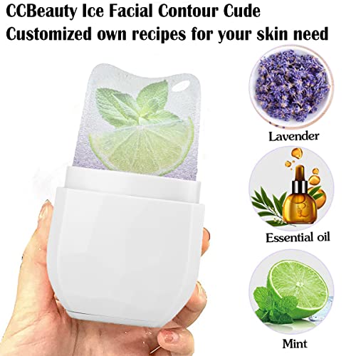 CCbeauty Ice Roller for Face, Ice Facial Roller, Silicone Skin Care Ice Mold ...