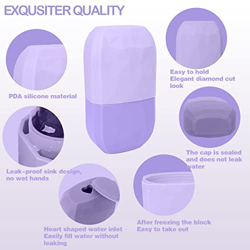 CCbeauty Ice Roller for Face, Ice Facial Roller, Silicone Skin Care Ice Mold ...