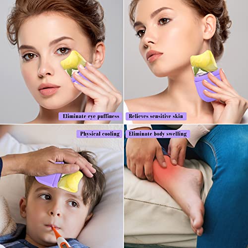 CCbeauty Ice Roller for Face, Ice Facial Roller, Silicone Skin Care Ice Mold ...