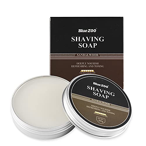 CCbeauty Men Shaving Brush Set, 4 in 1, Soft Smooth & Silky Shaving Cream 3.5...