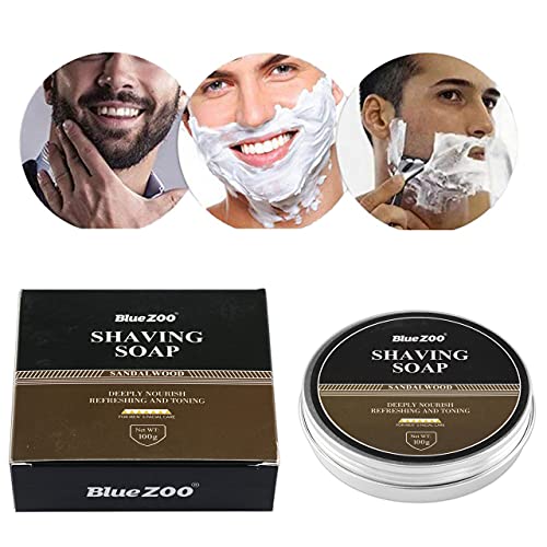 CCbeauty Men Shaving Brush Set, 4 in 1, Soft Smooth & Silky Shaving Cream 3.5...