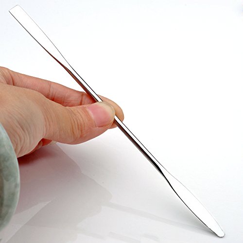 CCBeauty Professional 5pcs Metal Makeup Spatulas Set Stainless Steel Depottin...