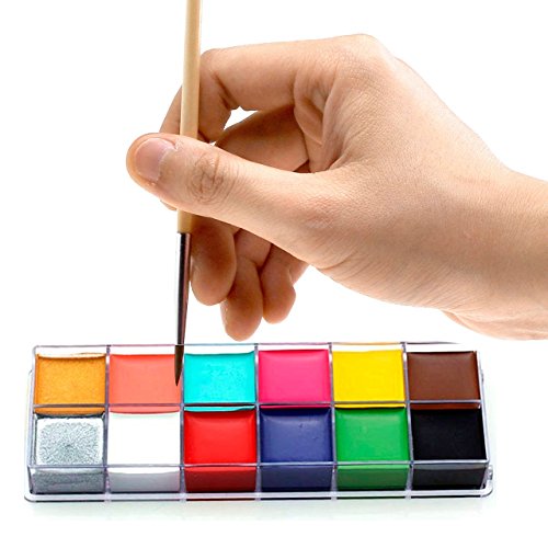 CCbeauty Professional Face Paint Oil 24 Colors Body Art Party Fancy Make Up w...