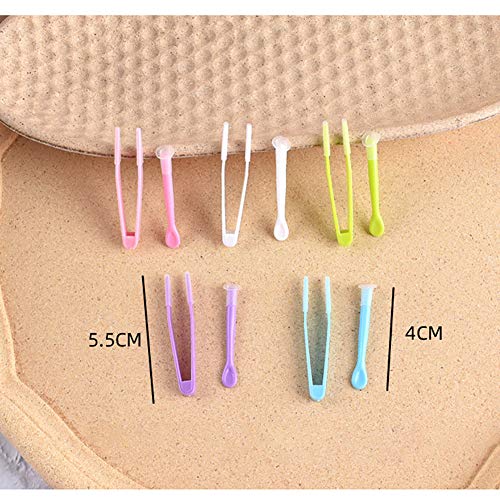 ccHuDE 6 Pack Portable Contact Lens Tweezers Suction Stick Contact Lens Inser...