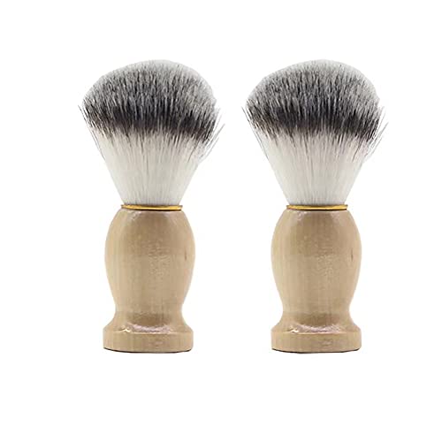 ccHuDE Men's Shaving Brush with Wood Handle Shave Brushes Shave Cream Brush f...