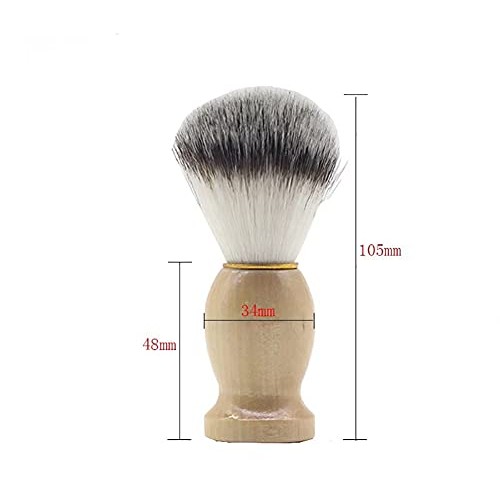 ccHuDE Men's Shaving Brush with Wood Handle Shave Brushes Shave Cream Brush f...