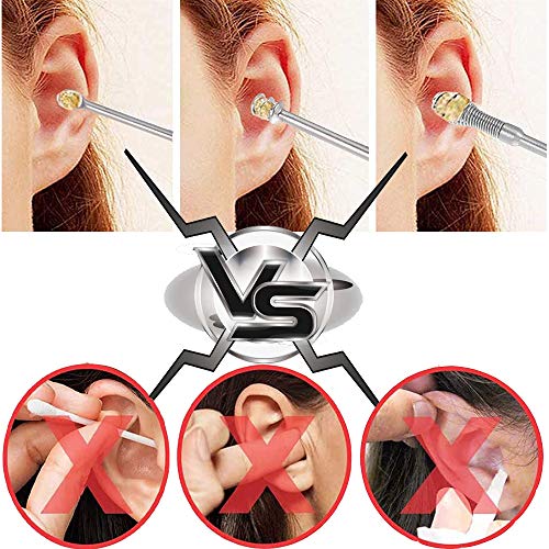 Ear Wax Removal Kit, 6 Pcs Ear Pick Earwax Removal Tool, Ear Cleansing Tool S...