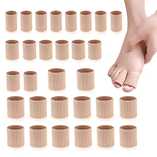 30PCS Toe Tubes Sleeves Protectors Toe Spacers Toe Separators Toe Cushion Sof...