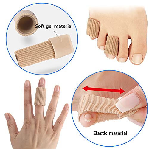 6Pack Toe Tubes Sleeves Protectors Toe Spacers Toe Separators Toe Cushion Sof...