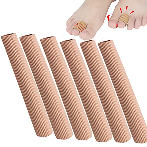 6Pack Toe Tubes Sleeves Protectors Toe Spacers Toe Separators Toe Cushion Sof...