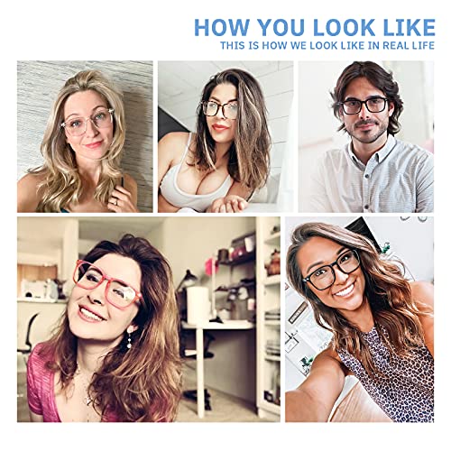 CCVOO 5 Pack Reading Glasses Blue Light Blocking, Filter UV Ray/Glare Compute...