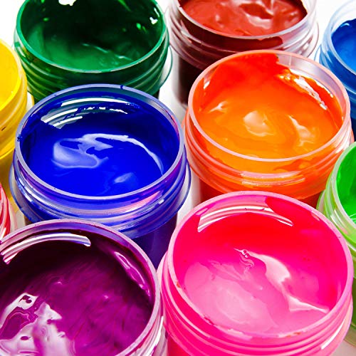 6 Pack 1 oz Plastic Pot Jars Round Clear Leak Proof Plastic Cosmetic Containe...