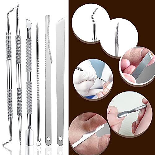 Ingrown Toenail Pedicure Tool Kit 7pcs Nail Manicure Kit Stainless Steel Nail...