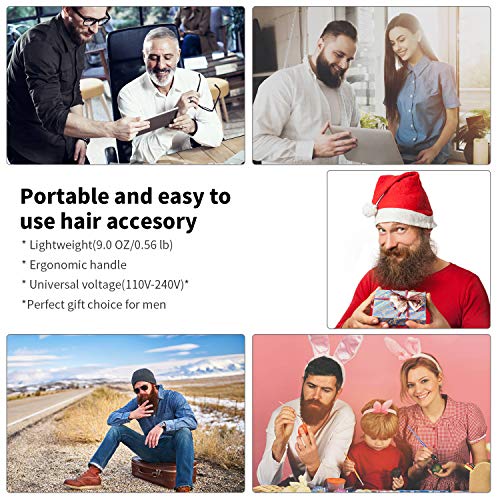 Ceenwes 3 in 1 Beard Straightener with FREE Beard Oil Ideal Gifts for Him Por...