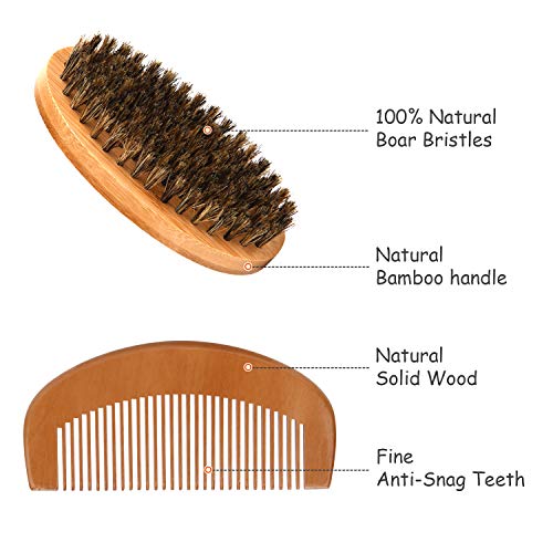 Ceenwes Upgraded Beard Grooming Kit with Beard Conditioner ,Beard Oil, Beard ...