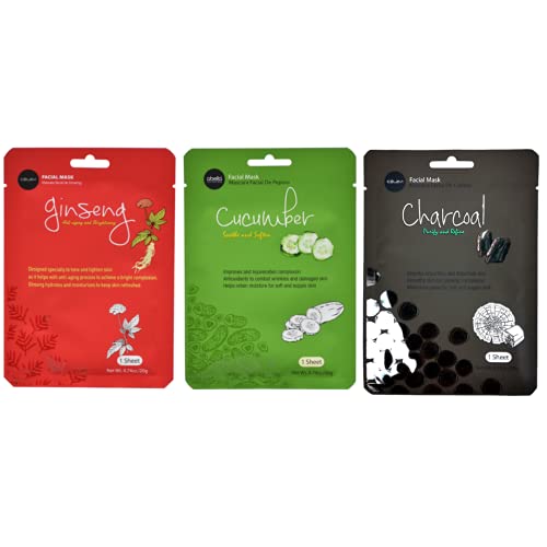 Celavi Collagen Facial Face Mask (12-Sheets) Classic Korean Skincare