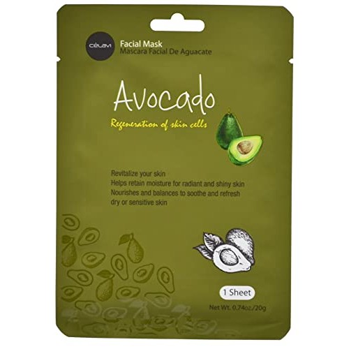 celavi Essence Facial Face Mask Paper Sheet Korea Skin Care Moisturizing 12 P...