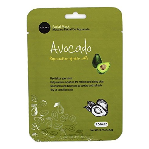 Celavi Essence Facial Face Mask Paper Sheet Korea Skin Care Moisturizing 9 Pa...