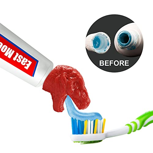 Celendi New Creative Spoof Toothpaste Topper,Red Dinosaur Baby Toothpaste Cap...