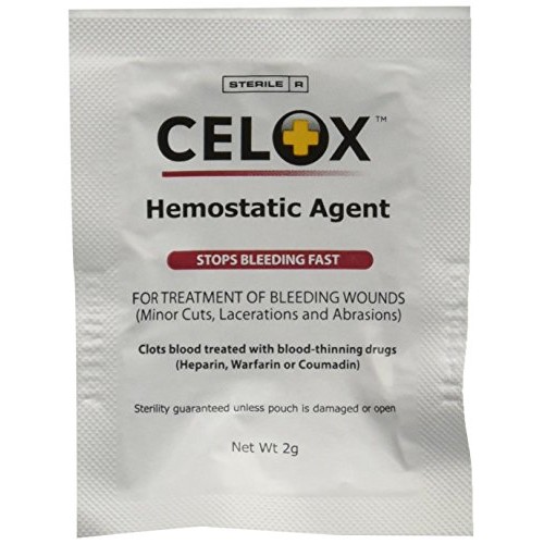 CELOX Traumatic Wound First Aid Packets, 6 Count