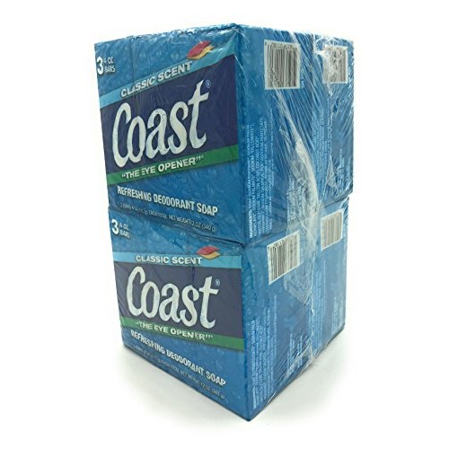 Coast Bath Bars, Classic Scent Bar Soap - 4.0 Ounce / 12Bars