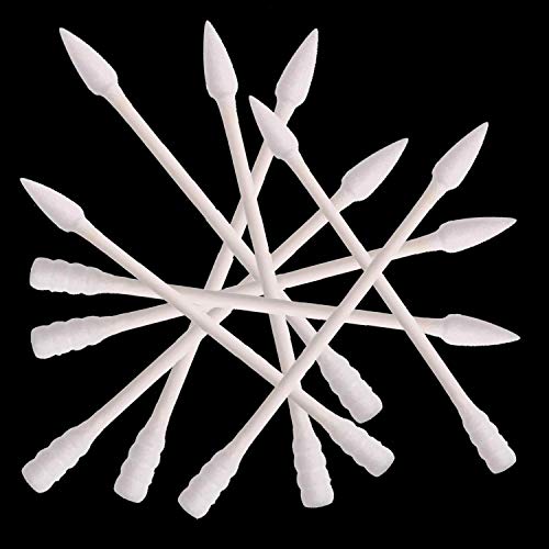 800 Pieces Cotton Swabs, Double Tipped Precision Tips Cotton Buds Spiral Head...