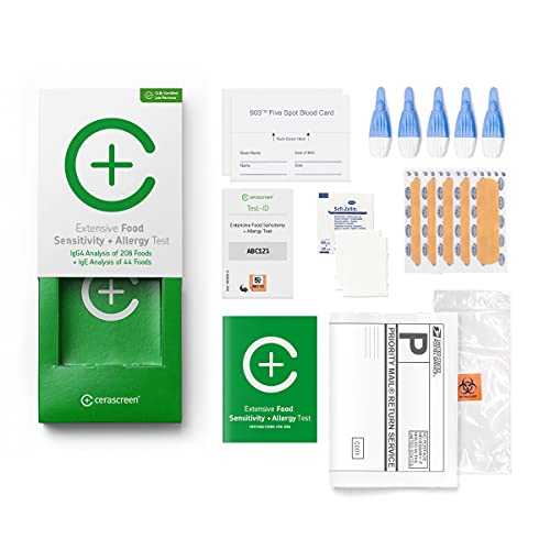 Extensive 252 Foods Sensitivity/Allergy Test by CERASCREEN | Send in Your Sam...