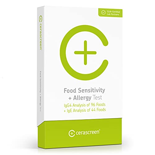 Improved Food Sensitivity + Allergy Test by CERASCREEN – Test for 96 Food Sen...