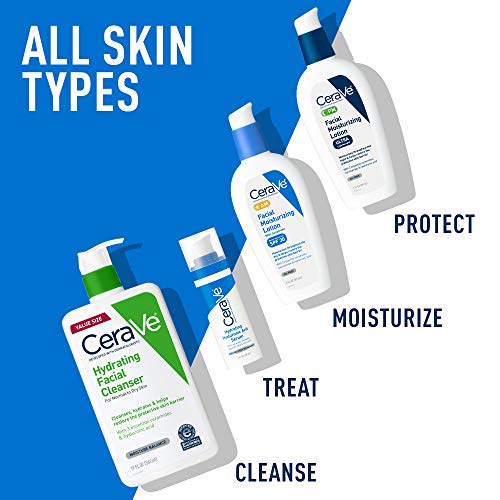 CeraVe AM Facial Moisturizing Lotion SPF 30 | Oil-Free Face Moisturizer with ...