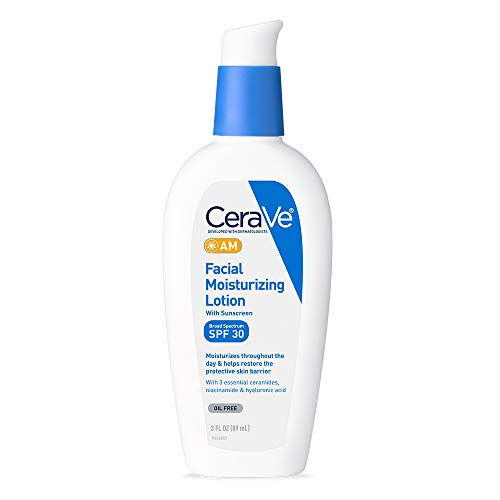 CeraVe AM Facial Moisturizing Lotion SPF 30 | Oil-Free Face Moisturizer with ...