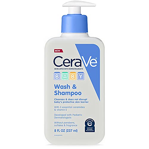 CeraVe Baby Wash & Shampoo | 2-in-1 Tear-Free Baby Wash for Baby Skin & Hair ...